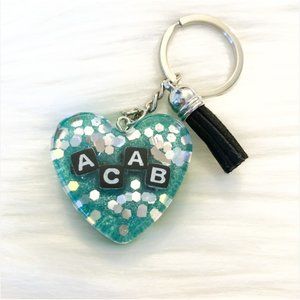 ACAB Keychain-Turquoise/Holographic